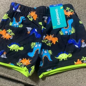 Dinosaur baby shorts. 3-6 months.